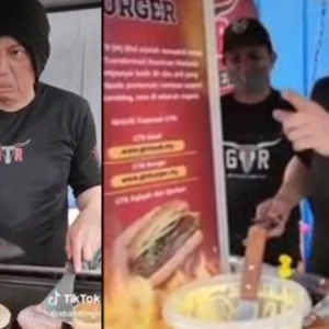 Hari Tu Maki Hamun Gerai Burger, Ni Azwan Ali Jual Burger Tepi Jalan Pula?