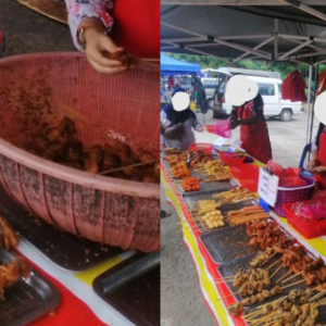 Peniaga Bazar Jual Ayam, Sosej Dan Tongkeng Busuk! Siap Pakej Bakul Berdaki, Sarung Tangan Tak Pakai