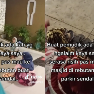 Tak Suruh Pun, Ada Individu Di Surau R&R Minta Pelawat Bayar RM1.50 Sebab Tolong Jaga Selipar