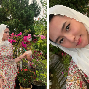 Isteri Haqiem Rusli Tayang Rambut Di 1 Syawal, Padam Foto Dengan Suami Dan Tinggal Gambar Tak Tutup Aurat