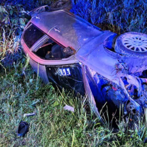 Suami Maut, Isteri Cedera Kereta Terjunam Dalam Parit