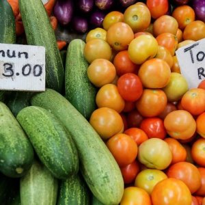 Harga Timun, Tomato Turun