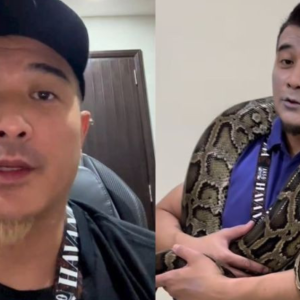 “Nak Kecam Silakan Tapi Jangan Fitnah” - Aaron Aziz Perjelas Babak Pegang Ular, Netizen Marah Boleh Buat Kucing Trauma