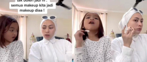 "Semua Make Up Kita Jadi Make Up Dia," Lucu! Adira Suhaimi Berebut Dengan Anak Perempuan