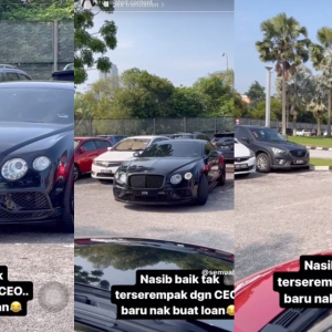 "Tak Pernah Ambil Gambar Depan Kereta Dia Walaupun Kereta Dia Mahal", Angah Raja Lawak Rakam Kereta Mewah Dipandu Jep Sepahtu