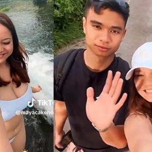 Anak Perempuan Azhar Sulaiman Buat Ramai Terbeliak Mata- Pergi Mandi Sungai Pakai Bikini, Warna Putih Pula Tu