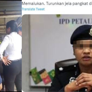 Netizen Dah 'CSI', FB Pegawai Kanan Polis Wanita Kini Diserang Sebab Perlekeh Lans Koperal