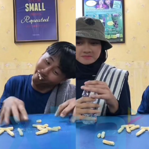 "Aku Rasa Ni Paling Kelakar," Buat Video Parodi, Hawa Rizwana Simbah Air Ke Muka Shashic Iewan Sampai Tersedak!