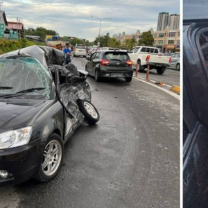 Murid Tahun 1 Maut Dalam Perjalanan Ke Sekolah, Kereta Tiba-Tiba 'U-Turn' Berlanggar Dengan Treler