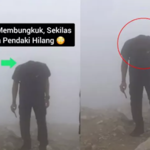 Kelibat Lelaki Tanpa Kepala Dirakam Di Puncak Gunung