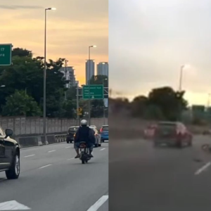 Video Tular: Pemandu Volvo Langgar Lari Motosikal Di Lebuh Raya Sprint