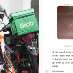 Motor Rider Terbabas, Habis Makanan Terabur Tapi Pelanggan Tak Marah, "Suruh Claim Balik Duit Tak Nak, Dia Bagi Pula Tip"