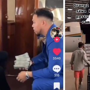 Acah Bawa Bagasi Isi Duit Berkepuk! Fighter La Sangat, Founder Kantoi Sewa Pesawat Sama Di Airport Subang?