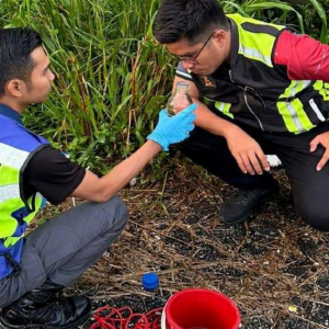 LUAS Kawal Sisa Kebakaran Elak Mengalir Ke Sungai Langat