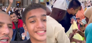 "Bapak Kalut Nak Rakam Kesian Anak Terkapai-Kapai,"-Aliff Syukri Infak Makanan Di Makkah, Nasib Baik Ammar Tak Penyek Kena Pijak