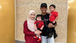 Anak Eyra Hazali Nyanyi Lagu JDT Masa Baca Doa "Tahulah Ayah Dia Goal Keeper"