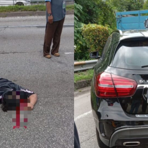 Terseret Dengan Motor Lepas Dilanggar Kereta Tukar Lorong Sebelum Dilanggar Lori Pula