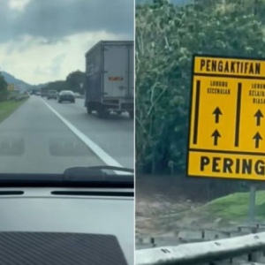 Terpaling Hero Pemandu Lori Sekat Kereta Lalu Lorong Kecemasan, "Tak Tahu Ke Boleh Lalu Sebab Smartlane?"