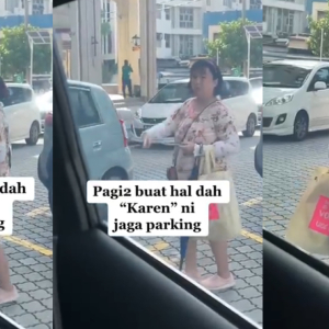 "Banyak Kereta Dia Halau" - 'Karen' Degil Cop Parking Di Pulau Pinang