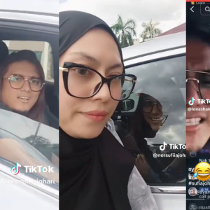 Netizen 'Suka' Tengok Suami Tash Yong Dalam Kesusahan Dikejar Bekas Bini Psiko, Siap Tahan Kereta