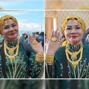 Wanita Balik Haji ‘Kantoi’ Tayang Emas Tiruan