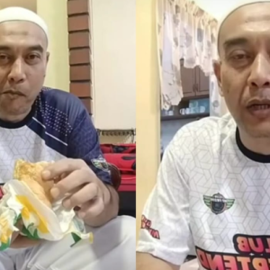 Ismahalil Hamzah Terharu Dapat Makan Burger "Dah Dua Tahun Tak Makan Benda-Benda Macam Ini"