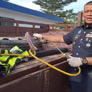 13 Ahli Geng Curi Kabel Telekom Kena Cekup