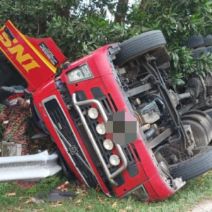 Pemandu, Kelindan Maut Lori Minyak Sawit Terbabas