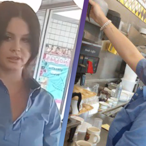 Peminta Terkejut Nampak Lana Del Rey Kerja Di Restoran Jual Wafel