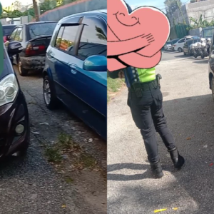 Berjam-Jam Hon Sebab Kereta Dihalang, Wanita Tunggu 3 Jam Angkara Double Park "Pemilik Kereta Bagi Alasan Sakit Kanser"