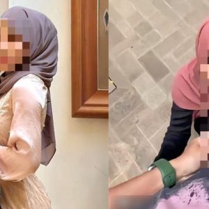 Waita Bertudung Melutut, Siap Pegang Lutut- Hisap Aiskrim Depan Kemaluan Lelaki