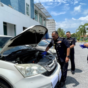 53kg Ganja Di Enjin Kereta