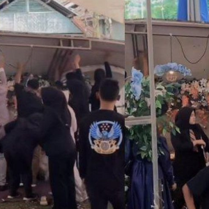 Tragedi Kenduri Kahwin, Pelamin Tiba-Tiba Roboh Timpa Pengantin Perempuan