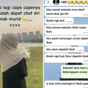 'Saya Akan Usaha Dapatkan Cikgu' - Guru Terkejut Dapat Mesej WhatsApp Pelajar Ajak Kahwin