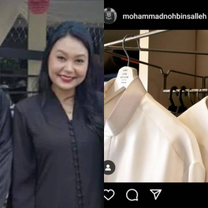 Noh Salleh Tayang Baju Nikah