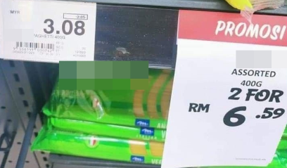 Beli Satu RM3.08, Beli Dua RM6.59 -Pengguna Berang Harga Promosi Lagi Cekik Darah Dari Asal