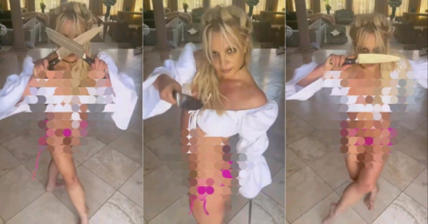 Britney Spears ‘Buat Hal’ Lagi, Menari Pegang Pisau