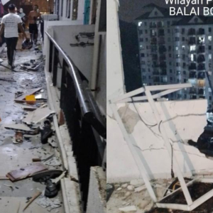 Lelaki Melecur Akibat Kebakaran, Apartment Meletup Sebab Gas Bocor