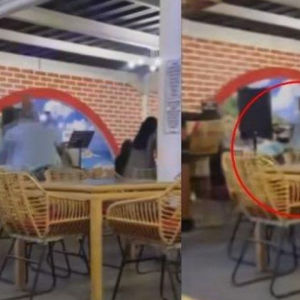 Isteri Mengamuk Tangkap Suami Dating Dengan Janda Di Kafe