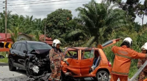 Kemalangan Dua Kenderaan, Adik-Beradik Kembar Temui Ajal Bersama