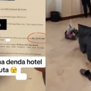 Tetamu Kena Denda RM6,000 Tinggalkan Bilik Hotel Kotor