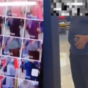 Lelaki Tua Kantoi Rakam Gambar Ibu Hamil Di Mall, Penuh Koleksi Baby Bump Dalam Telefon