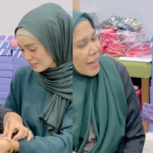 Uqasha Senrose Menangis Ibu Sanggup Drive Jauh-Jauh Nak Bagi Hadiah Emas