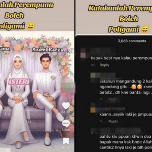 Mainkan Hukum Islam, Bukan Main Sakan Golongan Wanita Berangan Nak Kahwin Lebih Satu Suami