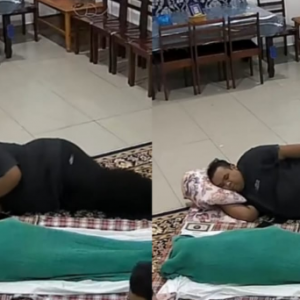 Malam Terakhir Bersama, Anak Tidur Dengan Jenazah Bapa