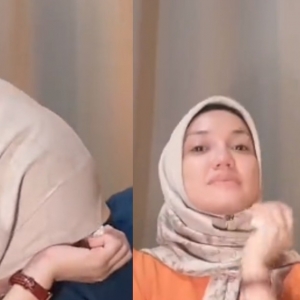 Tak Tahan Dihina, Puteri Sarah Lentok Di Bahu Andi Arsyil Dan Terus Menangis Teresak-Esak