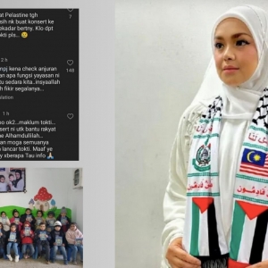 Ada Yang Minta Konsert Ditangguhkan Demi Palestin, Tenang Je Siti Nurhaliza Balas Balik