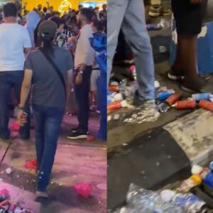 Bukit Bintang Penuh Sampah Selepas Sambutan Krismas