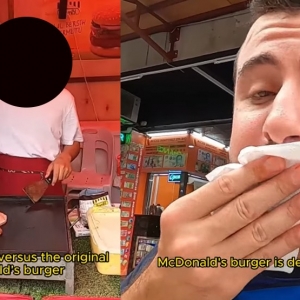 "RM10 Burger Biasa..Kurang Ajar Betul", Peniaga Teruk Kena Hentam Lepas ‘Ketuk’ Mat Salleh RM10 Untuk Burger Biasa