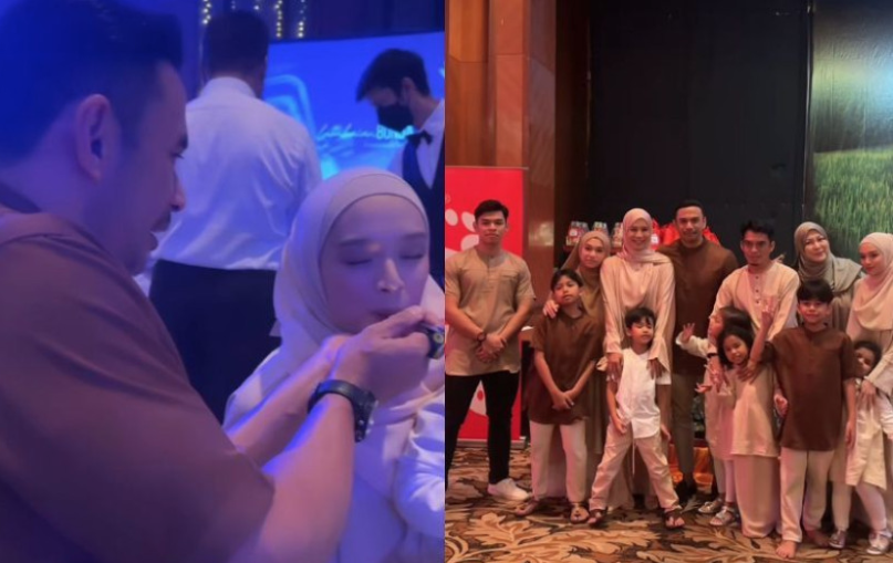 Marissa Dania Kembali Berhimpun Bersama Keluarga Tercinta, Tampil Sedondon Hadir Majlis Previu Ramadan